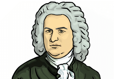 illustration compositeur bach portrait jean sebastien bach