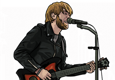 portrait black keys black keys dessin rock
