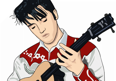 portrait elvis dessin elvis