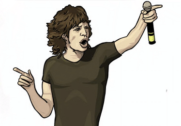 portrait rolling stones rolling stones illustration