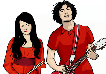 dessin white stripes the white stripes